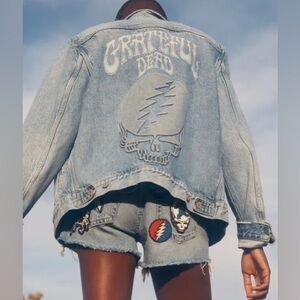 New Grateful Dead Denim Jacket - large